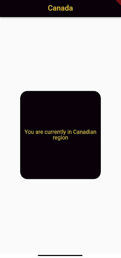 HSL regional - Test App Screen 2