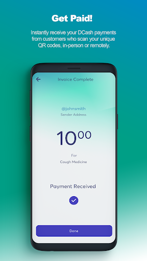 DCash Merchant Screen 3