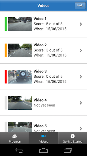 DT4A Hazard Perception Vol 2 Screen 3
