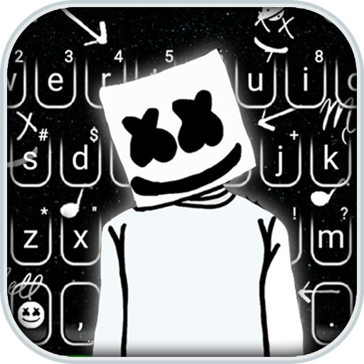Cool Dj Doodle Keyboard Theme  Icon