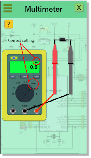 Multimeter Simulator Screen 3