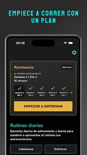 Vista previa de la aplicación