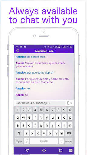 Akemi - ChatBot Screen 3