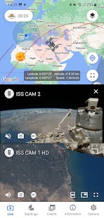 ISS onLive: HD View Earth Live Tangkapan layar