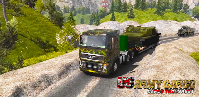 ciężarówka armii cargo sim 3d