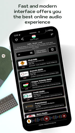 Radio Hungary - Online Radio Screen 2