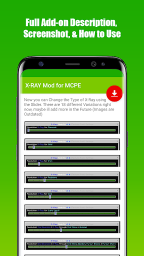 X-RAY Mod for MCPE Screen 2