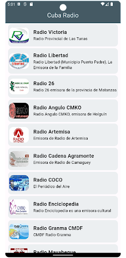 CubaRadio Screen 2