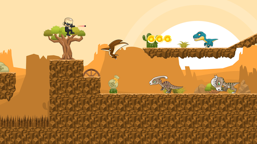 Jurassic Attack: Run n Gun Screen 2