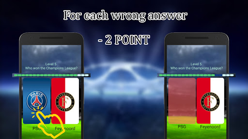 Who more? - Football Quiz Screen 3