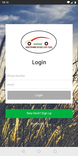Android application Driftwood Book Taxi screenshort