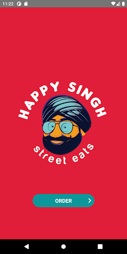 Android application Happy Singh Eats screenshort
