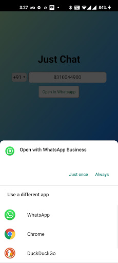 Just Chat - Chat Without Savin Screen 3