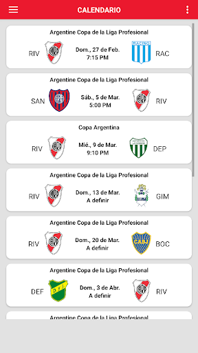 River Plate Screen 3