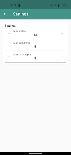 Lorem Ipsum Generator Screenshot 4 - AppWisp.com