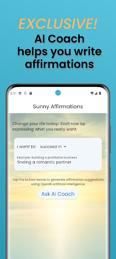 Sunny Affirmations Screen 2