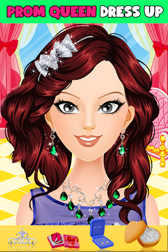 Android application Prom Queen Makeover Salon Game screenshort
