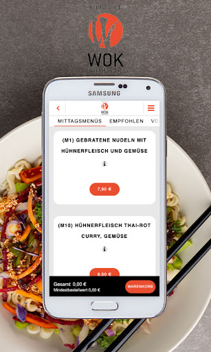 Wok Asia Sushi Bar Screen 2