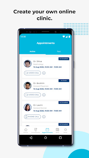 Android application TelemedReferral screenshort