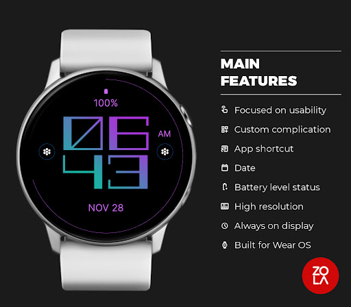 Cold Tech Watch Face Screen 2
