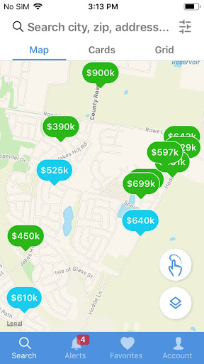 Android application Austin Luxury Homes screenshort