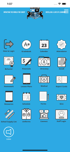 Android application Victory Family School screenshort