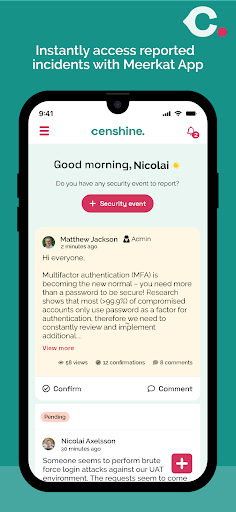 Android application Censhine Meerkat screenshort