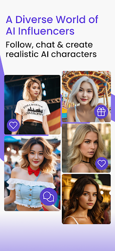 Android application Vaib: AI Character Chat screenshort