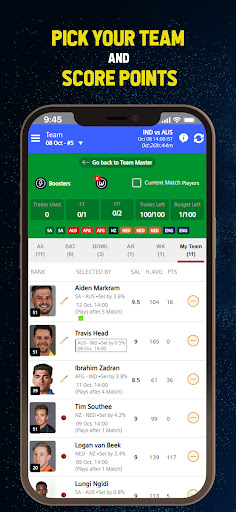 Android application FJS Fantasy League screenshort
