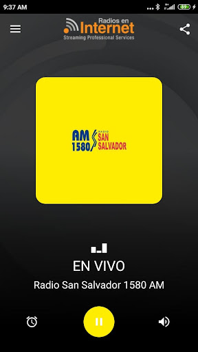 Android application Radio San Salvador 1580 AM screenshort