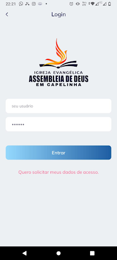 Android application AD SALVADOR CAPELINHA screenshort