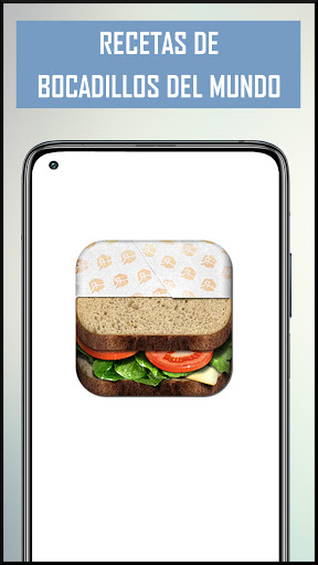 Android application Recetas de bocadillos screenshort