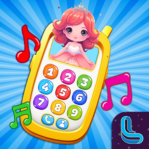 Princess phone learning games logo
