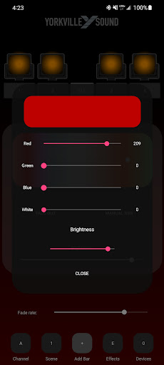 Yorkville LP Control Screen 2