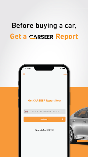 Android application CARSEER screenshort