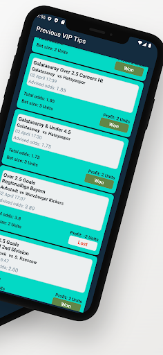 Value Betting Tips: Bet Tips Screen 2
