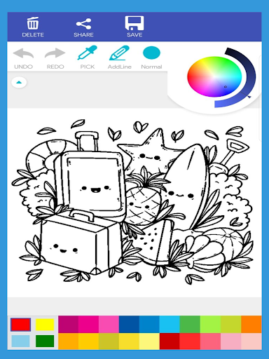 Kawaii Cute Coloring Book