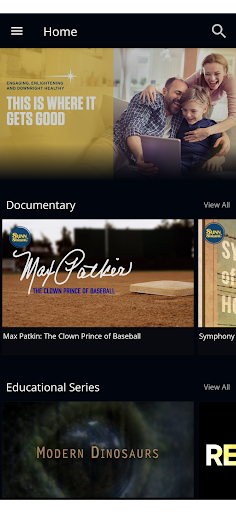 Android application Sunn Stream screenshort