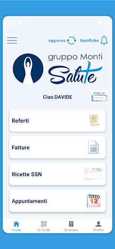 Android application Salute Più screenshort