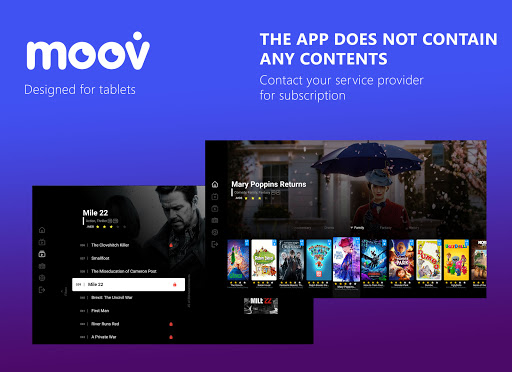 Android application MOOV-TV by NewIQ LLC screenshort