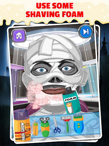 Android application Scary Spooky Shaving Salon screenshort