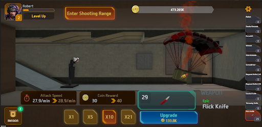 Gun Idle 3D Screen 3