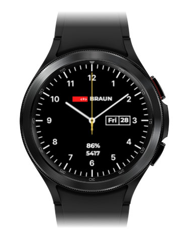 HJ Modern Simple Watch Face Screen 2