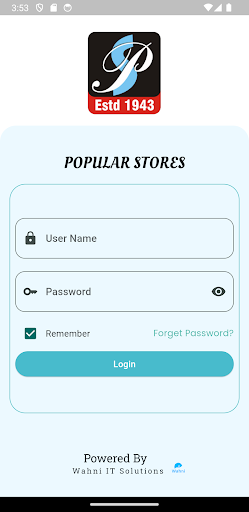 Android application Popular Stores screenshort