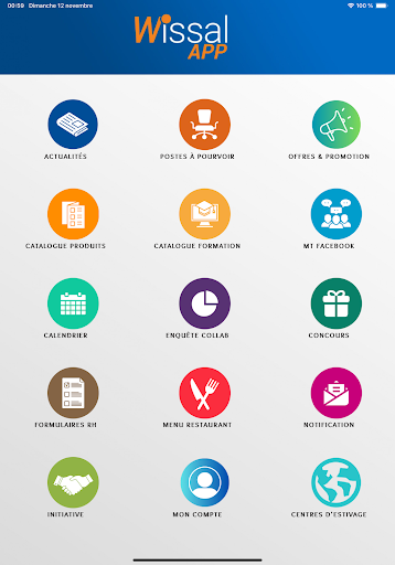 Android application Wissal APP screenshort