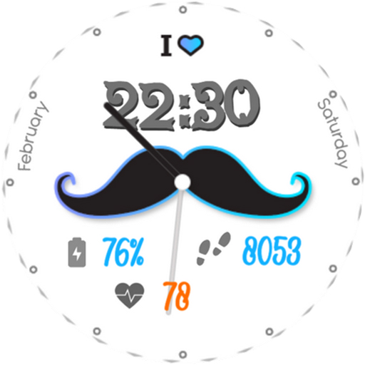 MUSTACHE - Dual Watch Face 1.0.0 Icon