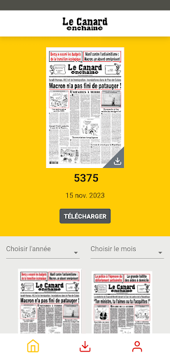 Android application Le Canard enchaîné screenshort