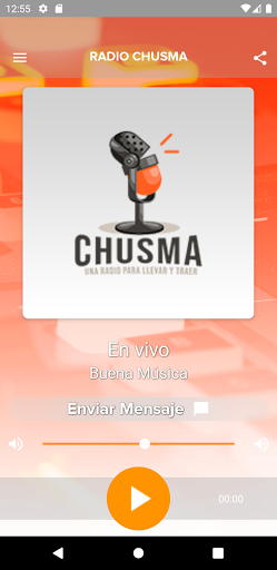 Android application Radio chusma screenshort