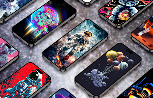 Android application Astronaut Art Wallpapers screenshort