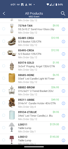 Android application Fora Mobile Sales screenshort
